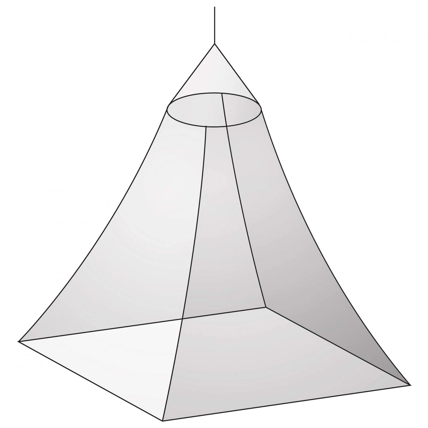 Basic Nature Moskitonetz Klassik Baldachin Mesh - Mosquito Net 5 Basic Nature Moskitonetz Klassik Baldachin Mesh - Mosquito Net - Image 3