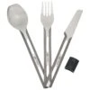 Esbit Titanium Cutlery TC4-TI 3 Pieces -Brunner Sales 2025 esbit titanium cutlery tc4 ti 3 pieces