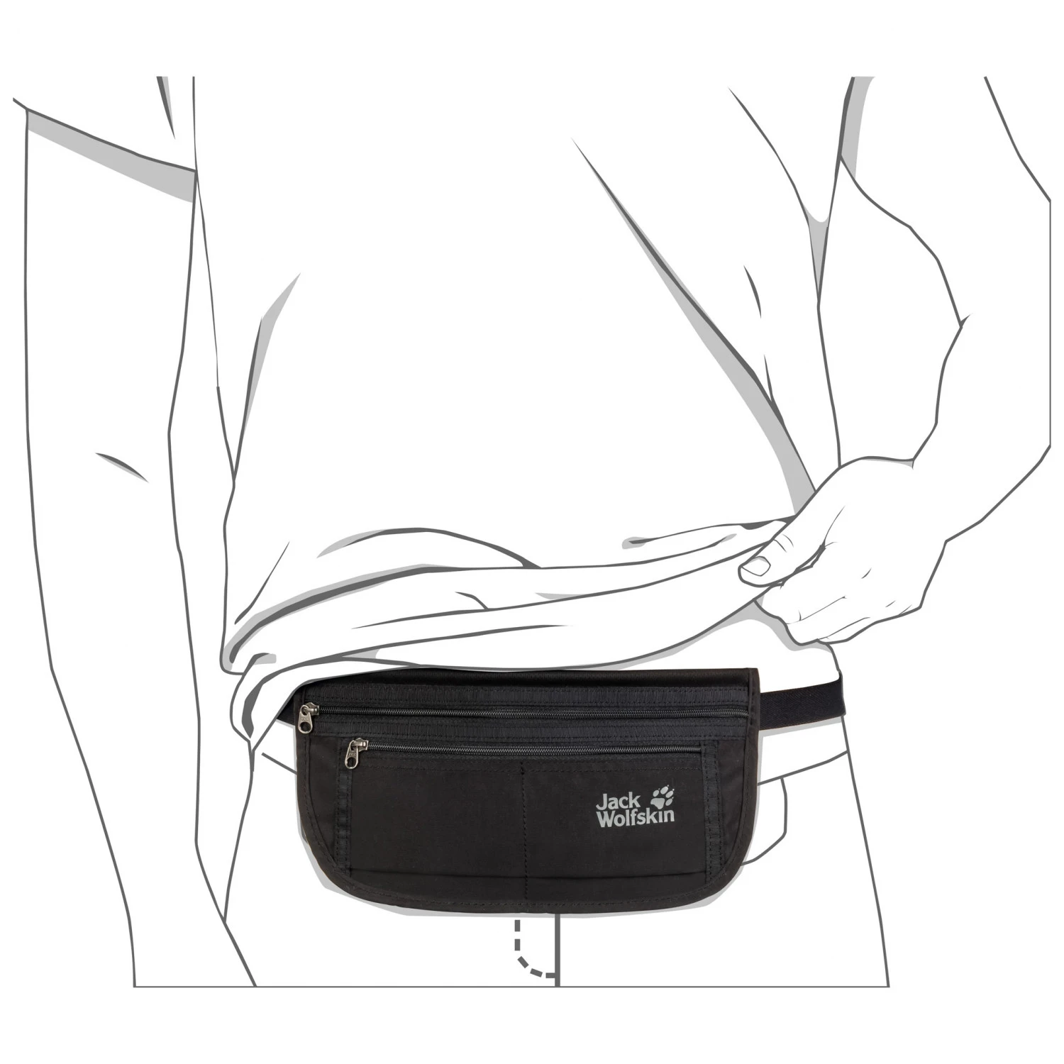 Jack Wolfskin Document Belt De Luxe - Hip Bag 5 Jack Wolfskin Document Belt De Luxe - Hip Bag - Image 3