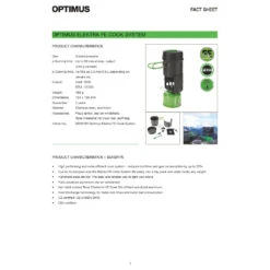 Optimus Elektra Black Edition - Gas Stove -Brunner Sales 2025 optimus elektra black edition gas stove detail 12