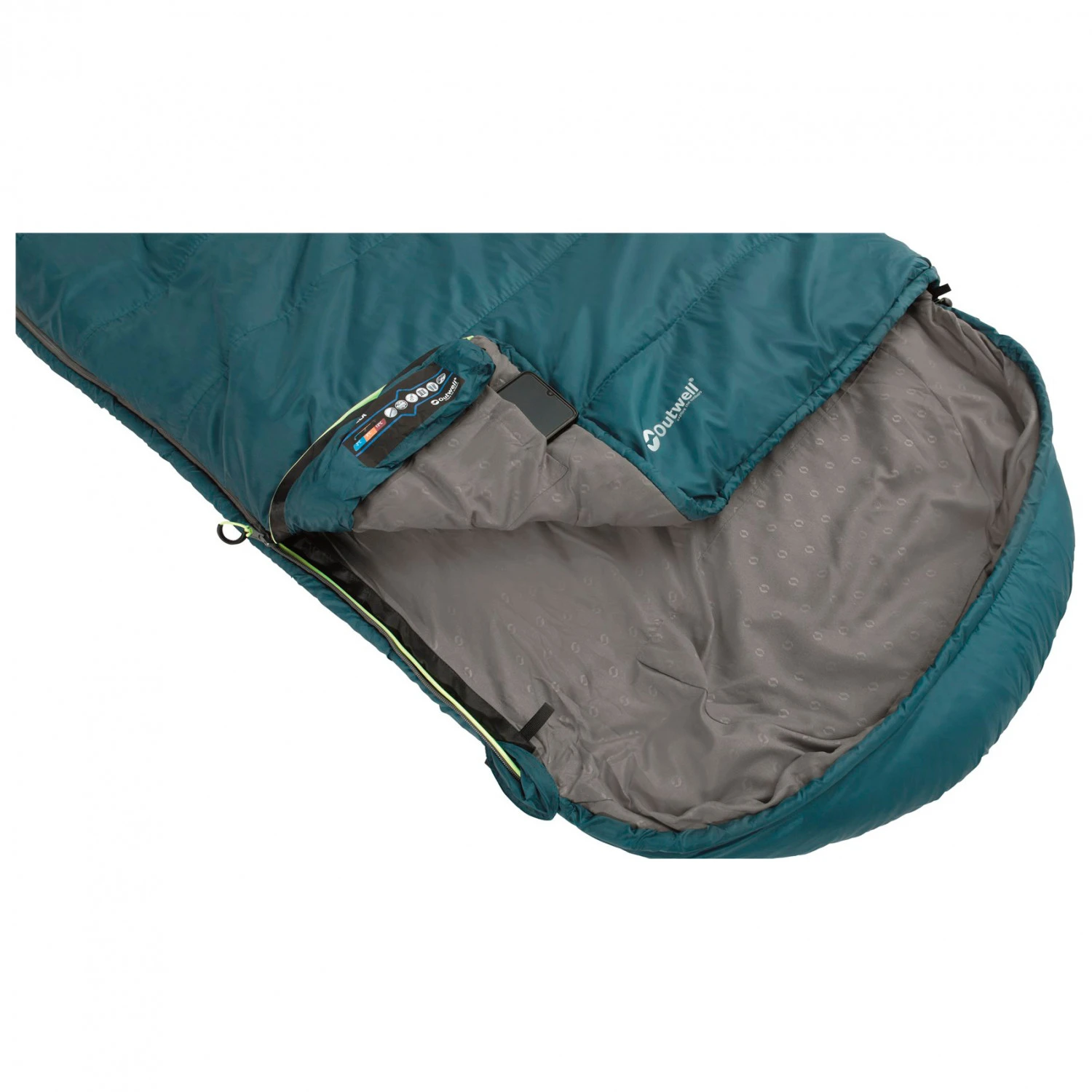 Outwell Canella - Synthetic Sleeping Bag 7 Outwell Canella - Synthetic Sleeping Bag - Image 5