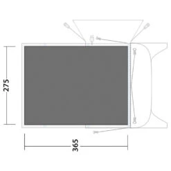 Outwell Footprint Blossburg 380 - Footprint 5 Outwell Footprint Blossburg 380 - Footprint -Brunner Sales 2025 outwell footprint blossburg 380 footprint detail 2