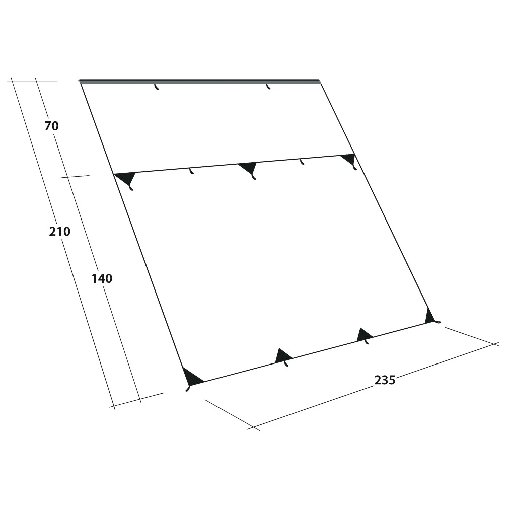 Outwell Hillcrest Tarp - Tarp 8 Outwell Hillcrest Tarp - Tarp - Image 6