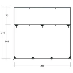 Outwell Hillcrest Tarp - Tarp 15 Outwell Hillcrest Tarp - Tarp -Brunner Sales 2025 outwell hillcrest tarp tarp detail 7