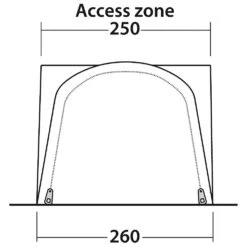 Outwell Newburg 160 Air - Motorhome Awning -Brunner Sales 2025 outwell newburg 160 air motorhome awning detail 4