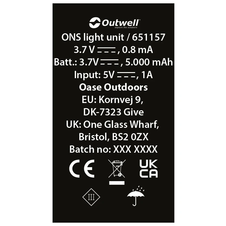 Outwell ONS Light Unit Set - LED Light 8 Outwell ONS Light Unit Set - LED Light - Image 6
