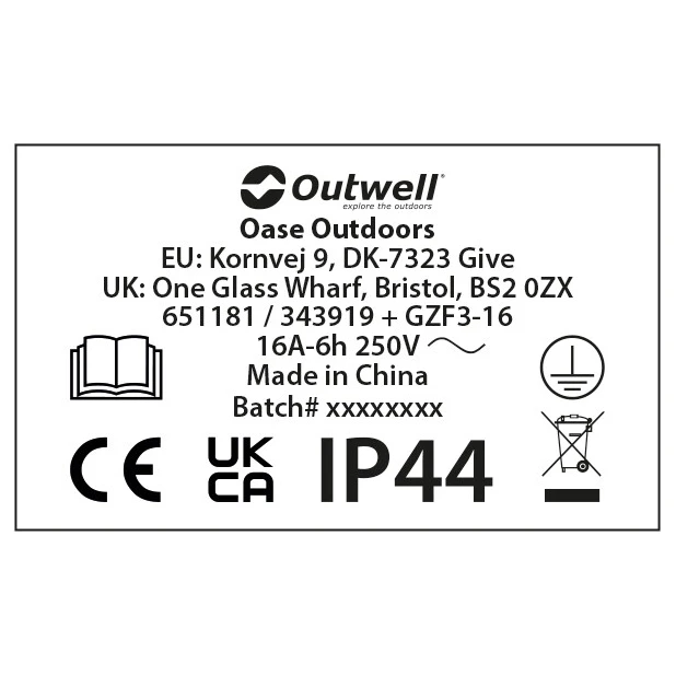 Outwell Opus Conversion Socket 4 Outwell Opus Conversion Socket - Image 2