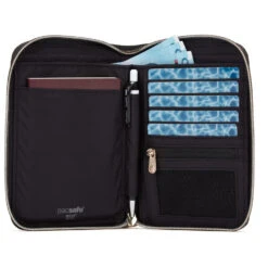 Pacsafe RFIDsafe Compact Travel Organizer - Wallet -Brunner Sales 2025 pacsafe rfidsafe compact travel organizer wallet detail 3