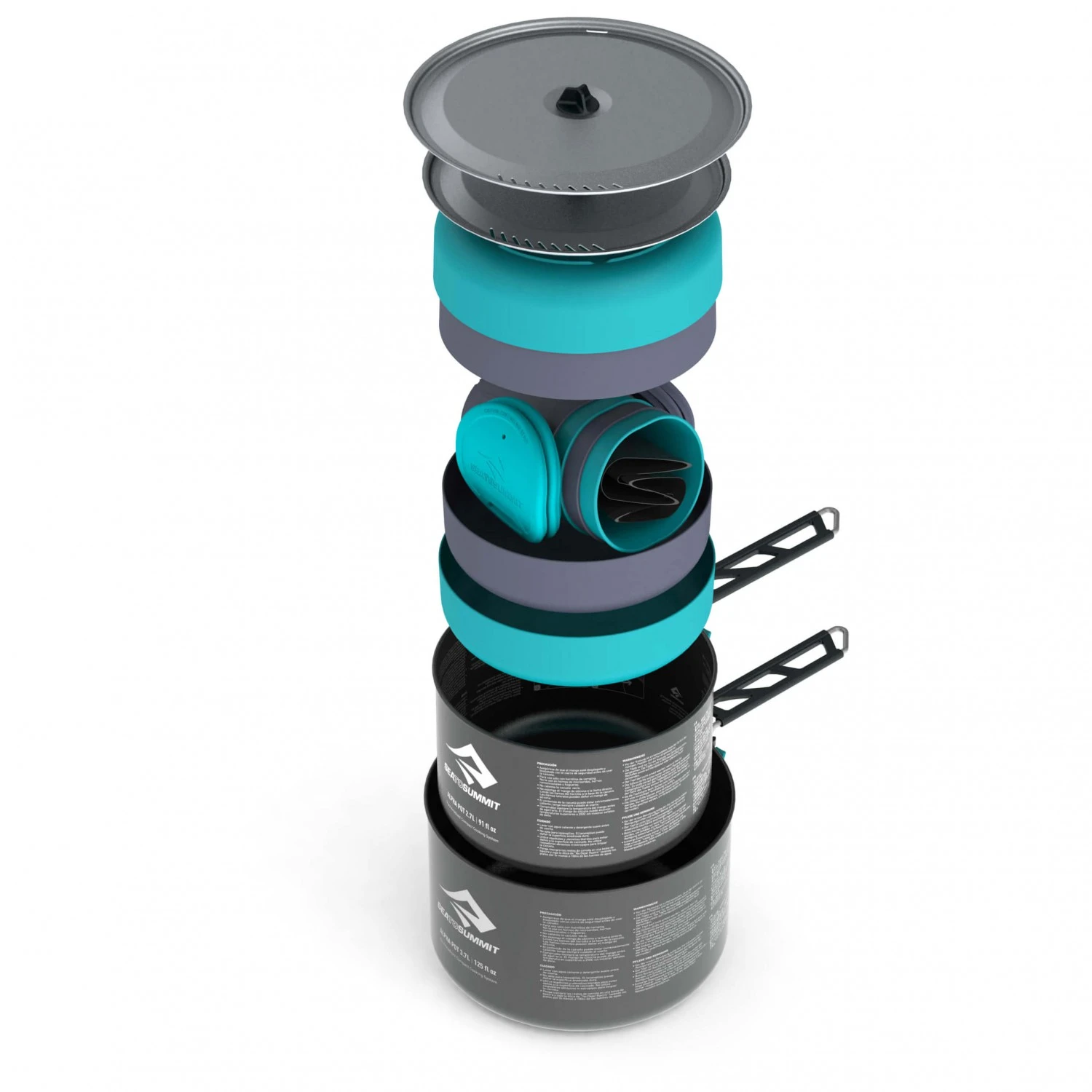 Sea To Summit Alpha 2 Pot Cook Set 4.2 - Pot 3 Sea To Summit Alpha 2 Pot Cook Set 4.2 - Pot