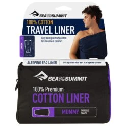 Sea To Summit Premium Cotton Travel Liner Mummy - Travel Sleeping Bag 5 Sea To Summit Premium Cotton Travel Liner Mummy - Travel Sleeping Bag -Brunner Sales 2025 sea to summit premium cotton travel liner mummy travel sleeping bag detail 2