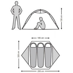 Stoic Njavve 3P Tent - 3-person Tent -Brunner Sales 2025 stoic njavve 3p tent 3 person tent detail 11