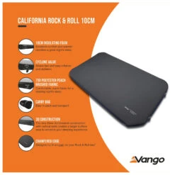 Vango California Rock & Roll - Sleeping Mat -Brunner Sales 2025 vango california rock roll sleeping mat detail 2