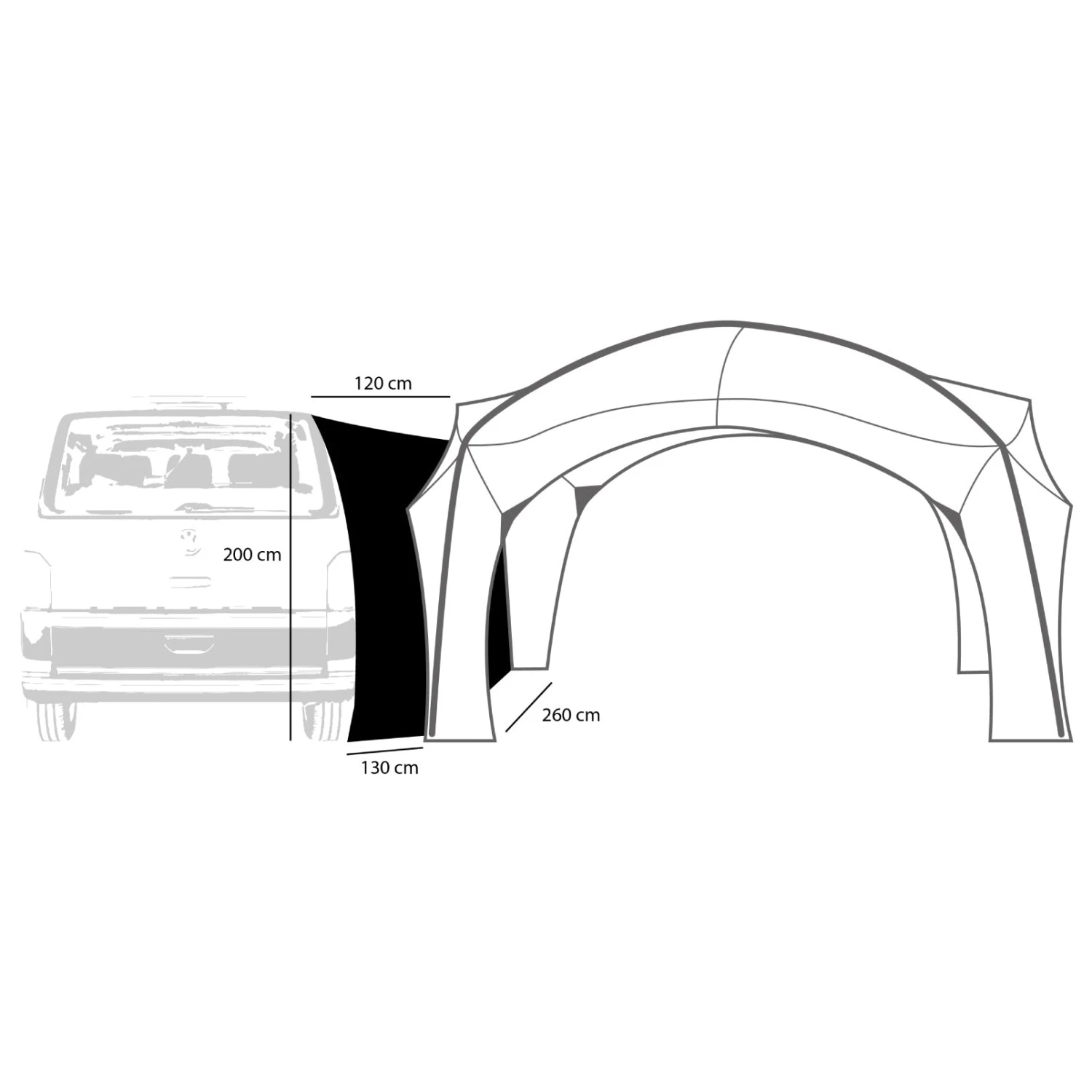 Connection Tunnel - Aerobase Link Camper Van 4 Connection Tunnel - Aerobase Link Camper Van - Image 2
