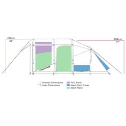 Evo TM V2 - 4-person Tent -Brunner Sales 2025 zempire evo tm v2 4 person tent detail 7